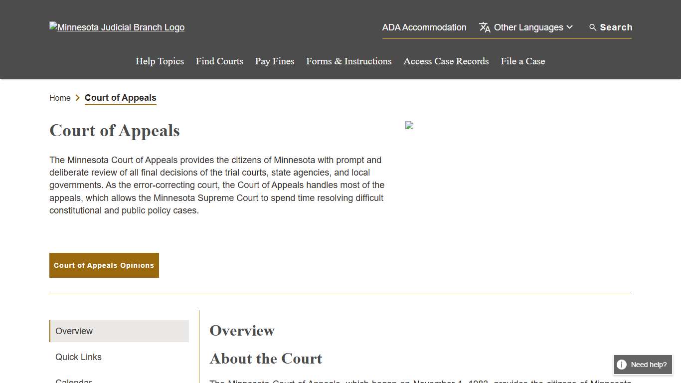 Minnesota Court of Appeals